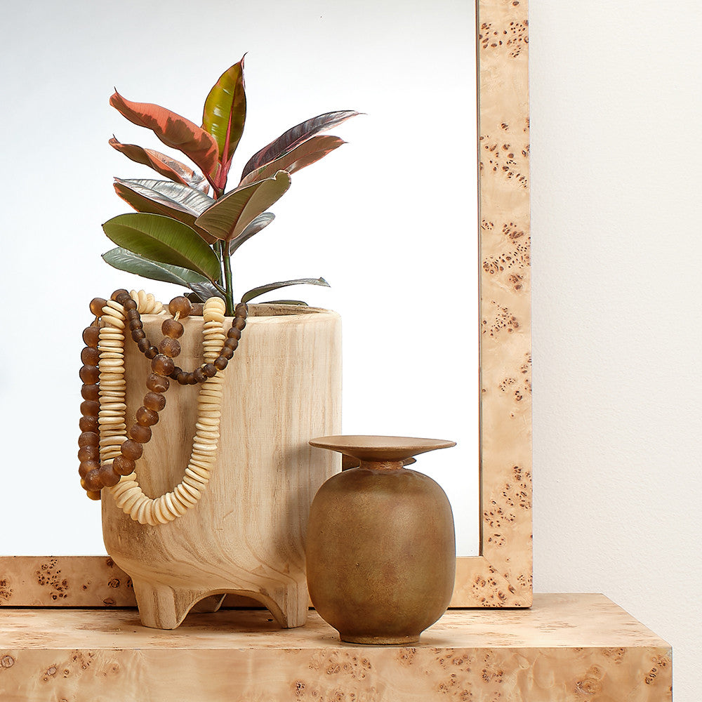 Highland Decorative Vase, Brown
