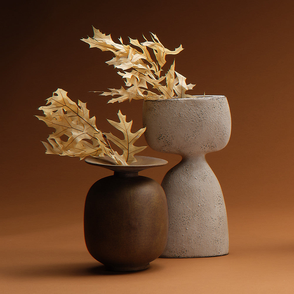 Highland Decorative Vase, Brown