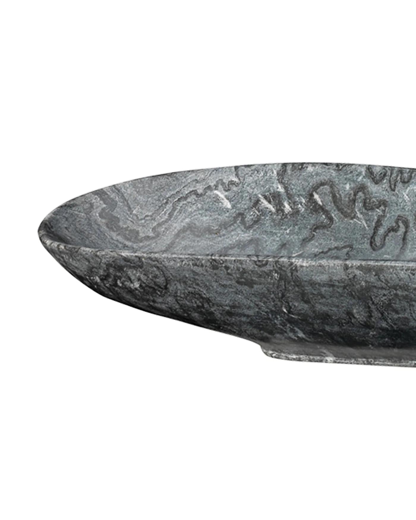 Oval Marble Bowl, Long