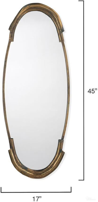 Margaux Mirror, Brass