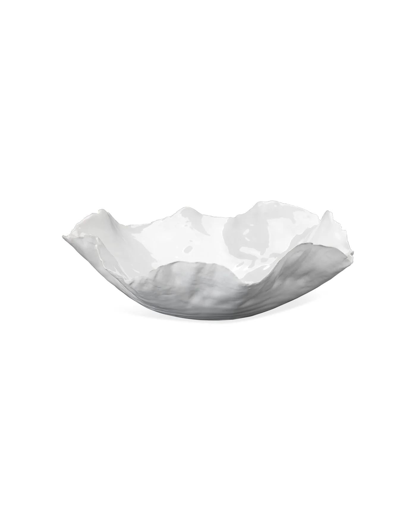 Peony Bowl, Large, White