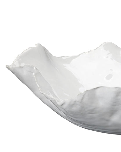 Peony Bowl, Large, White