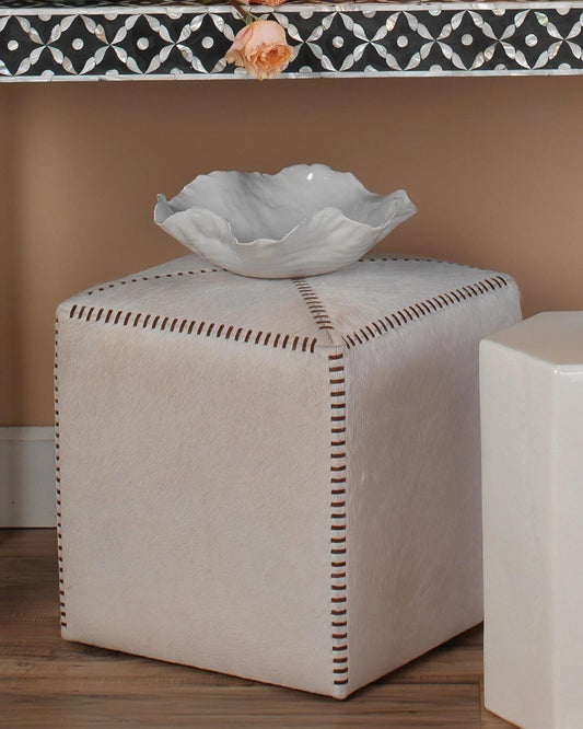 Peony Bowl, Large, White