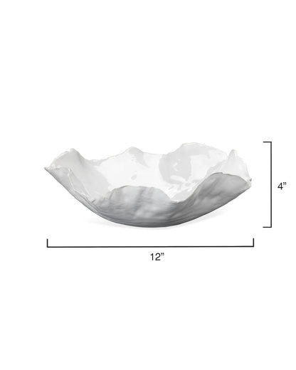 Peony Bowl, Large, White