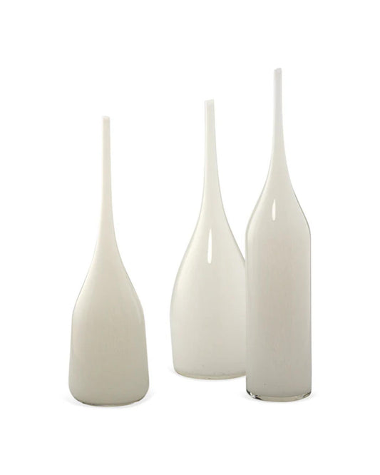 Pixie Decorative Vases (Set of 3), White