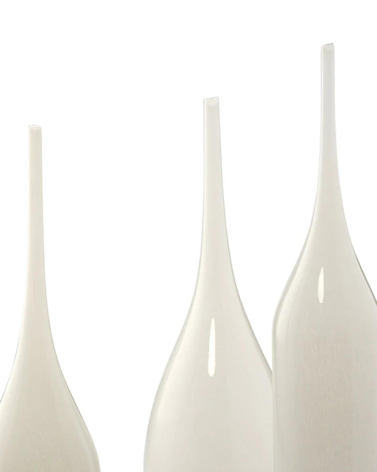 Pixie Decorative Vases (Set of 3), White