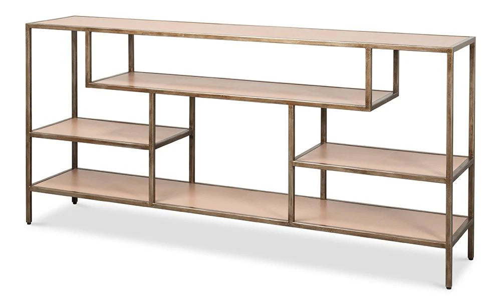 CULLUM SHAGREEN CONSOLE, MUSHROOM