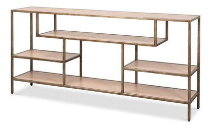 CULLUM SHAGREEN CONSOLE, MUSHROOM