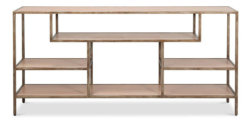 CULLUM SHAGREEN CONSOLE, MUSHROOM