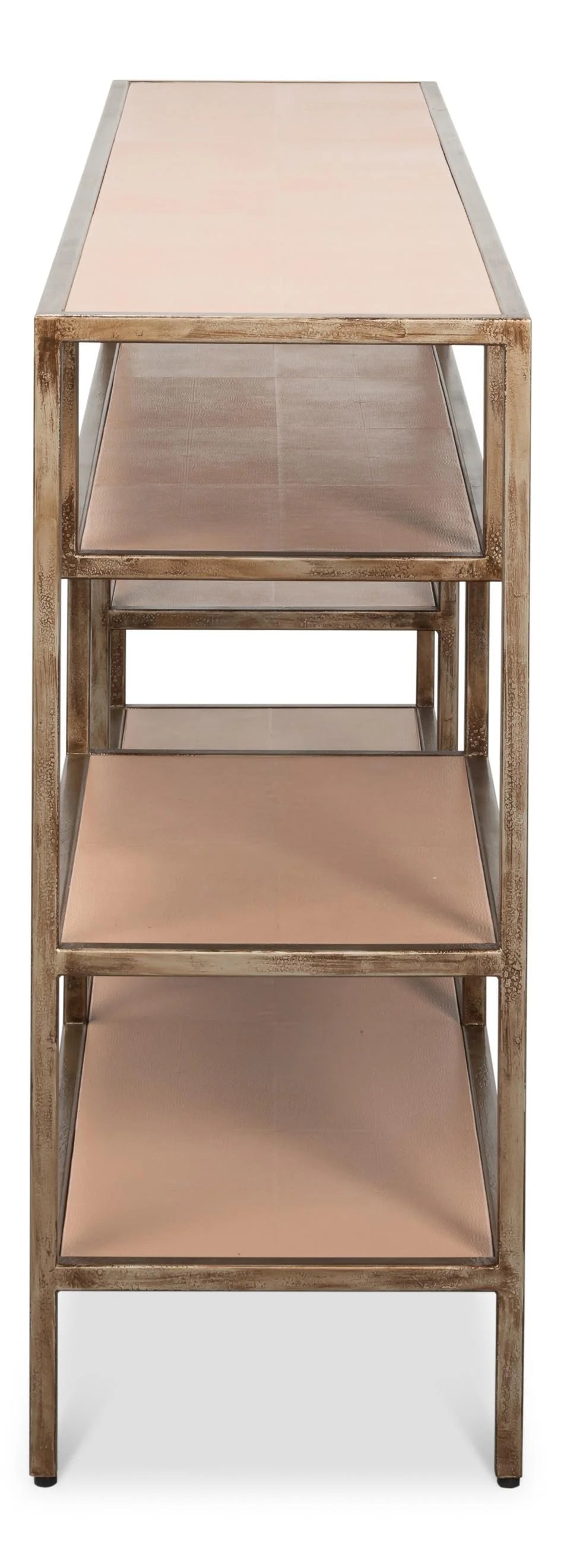 CULLUM SHAGREEN CONSOLE, MUSHROOM