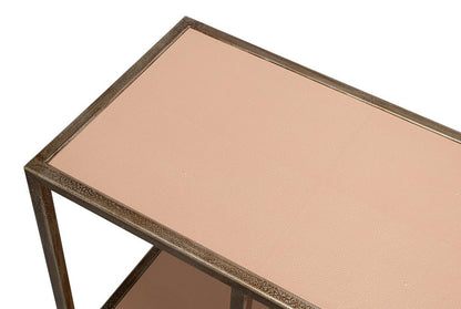 CULLUM SHAGREEN CONSOLE, MUSHROOM