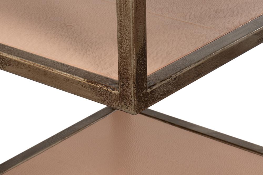 CULLUM SHAGREEN CONSOLE, MUSHROOM