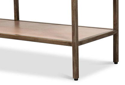 CULLUM SHAGREEN CONSOLE, MUSHROOM