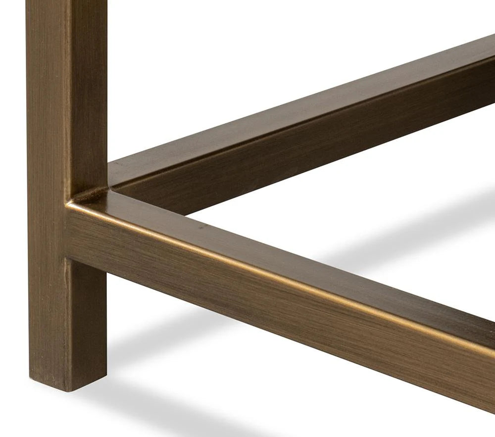 GIDEON SHAGREEN SIDE TABLE - WATERCRESS