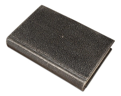 Shagreen Books, Set Of 12, Antique Grey