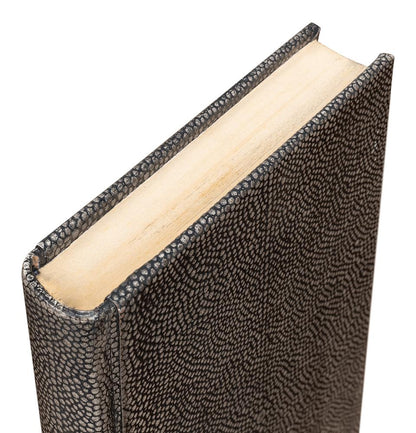 Shagreen Books, Set Of 12, Antique Grey