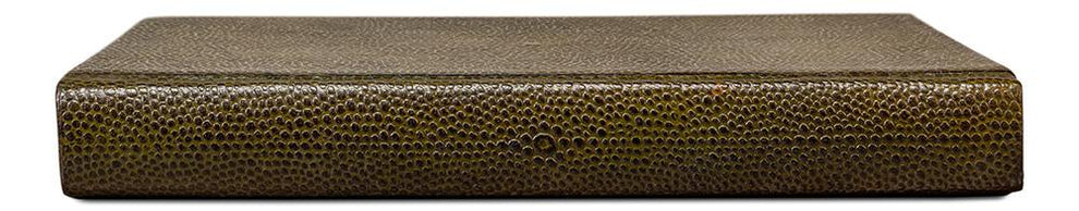 Shagreen Books, Set Of 12, Leaf