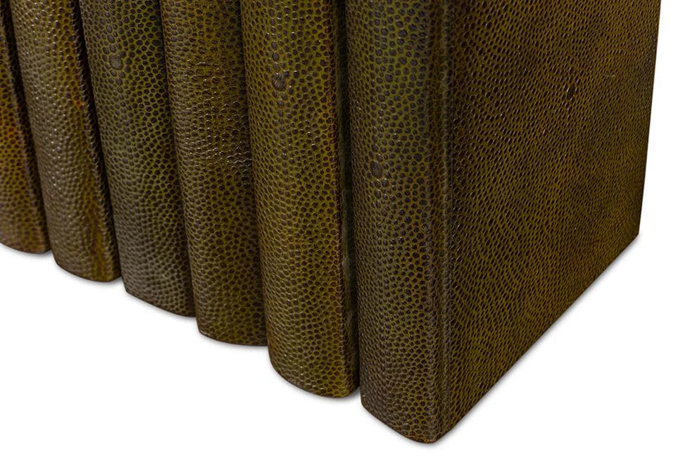 Shagreen Books, Set Of 12, Leaf