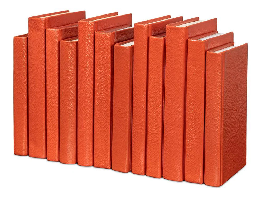 Shagreen Books, Set Of 12, Orangeade