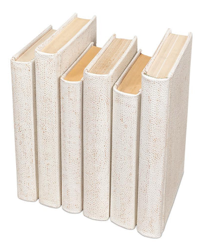 Shagreen Books, Set Of 12, Osprey White