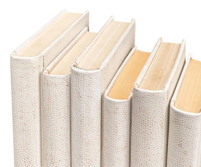 Shagreen Books, Set Of 12, Osprey White