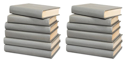 Shagreen Books, Set Of 12, Storm Grey