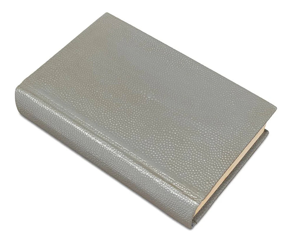Shagreen Books, Set Of 12, Storm Grey
