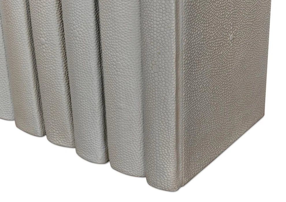 Shagreen Books, Set Of 12, Storm Grey