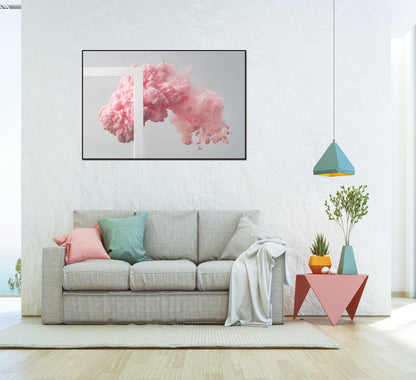 Candy Canvas Wall Art -  48"x32" - Black PS Frame