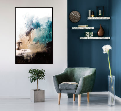 Windy Canvas Wall Art -  48"x32" - Black PS Frame