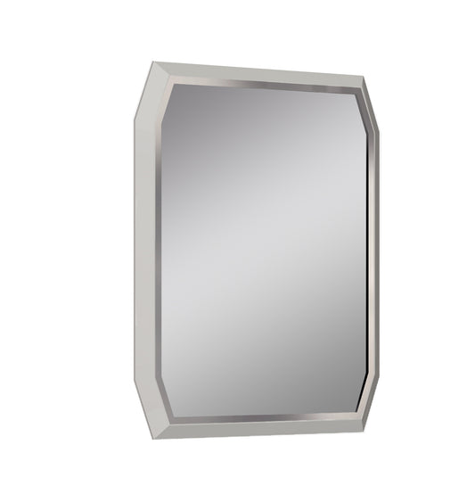 Angulatus Mirror - Taupe