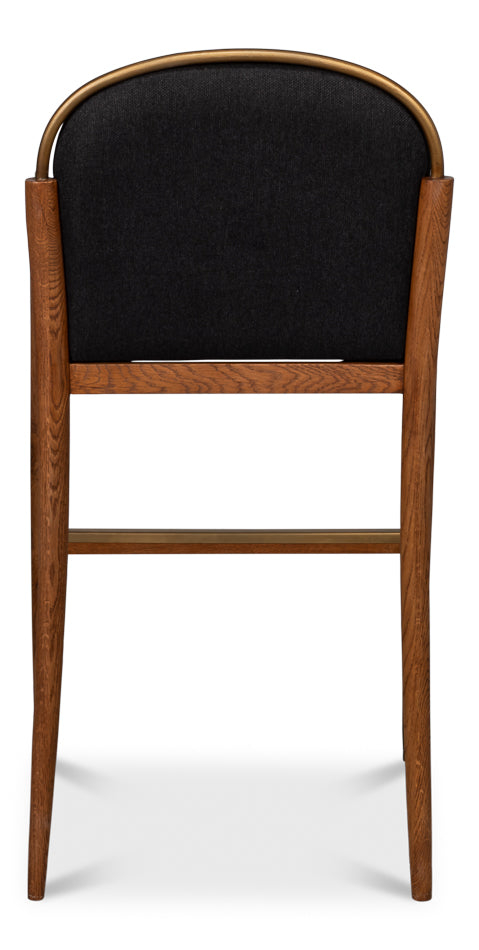 Auden Bar Stool, Black