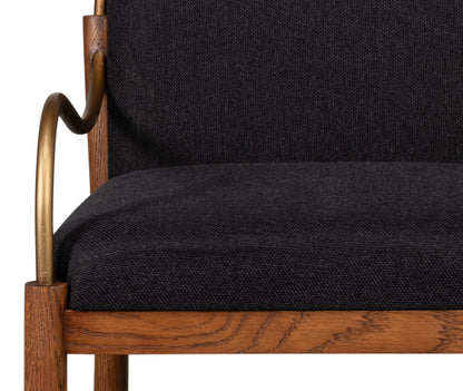 Auden Bar Stool, Black