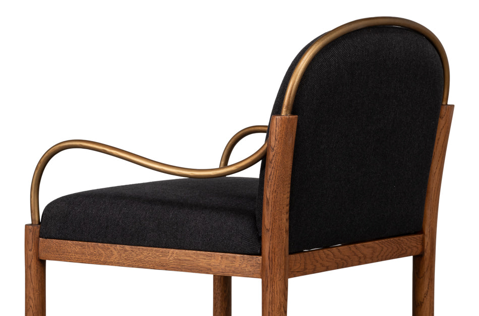 Auden Bar Stool, Black
