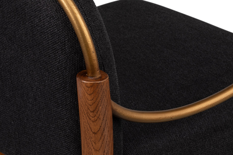 Auden Bar Stool, Black