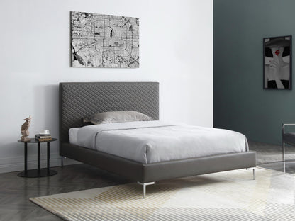 Liz Full Bed - Dark Grey