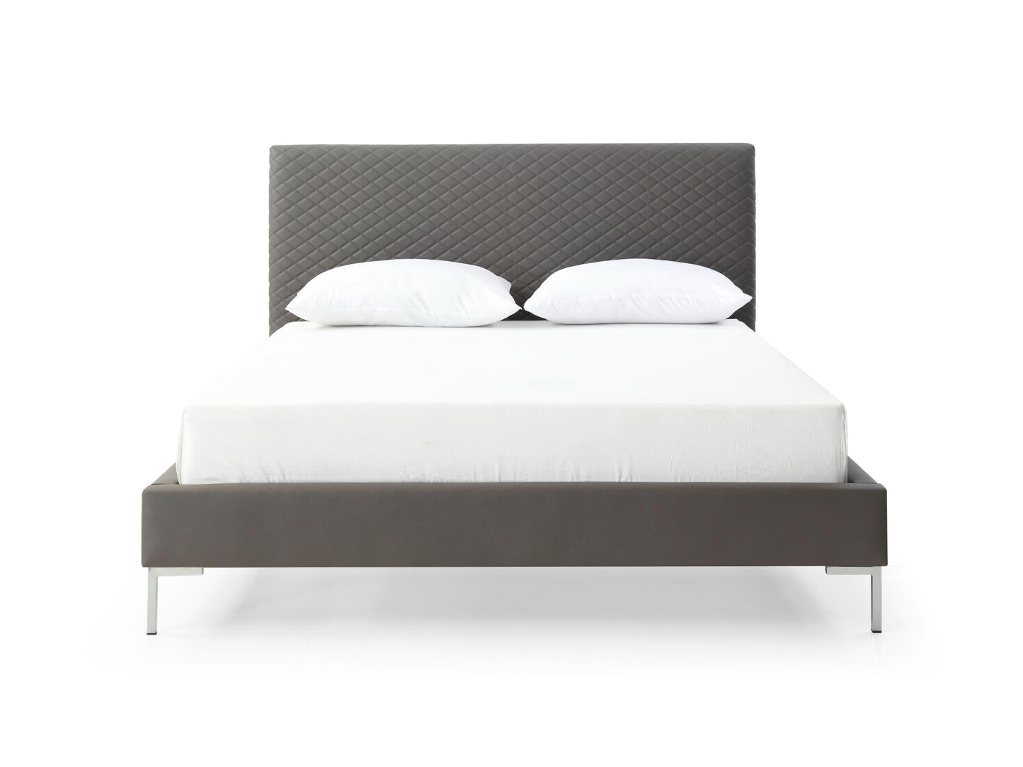 Liz Queen Bed - Dark Grey