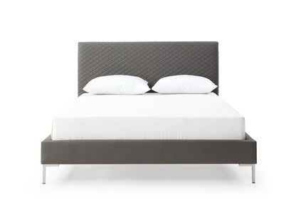 Liz Queen Bed - Dark Grey