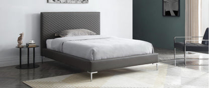 Liz Full Bed - Dark Grey
