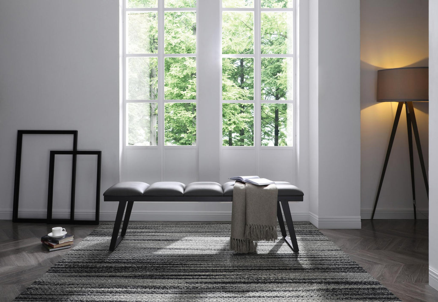 Ethan Bench - Dark Grey