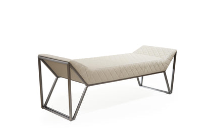 Mylo Bench - Light Grey