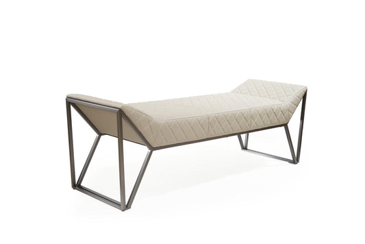 Mylo Bench - Light Grey