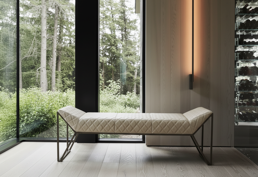 Mylo Bench - Light Grey