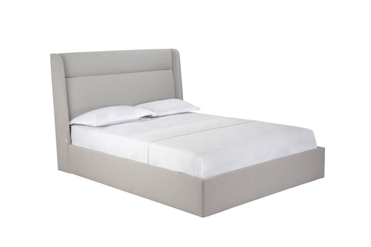 Tokyo Queen Bed - Light Grey