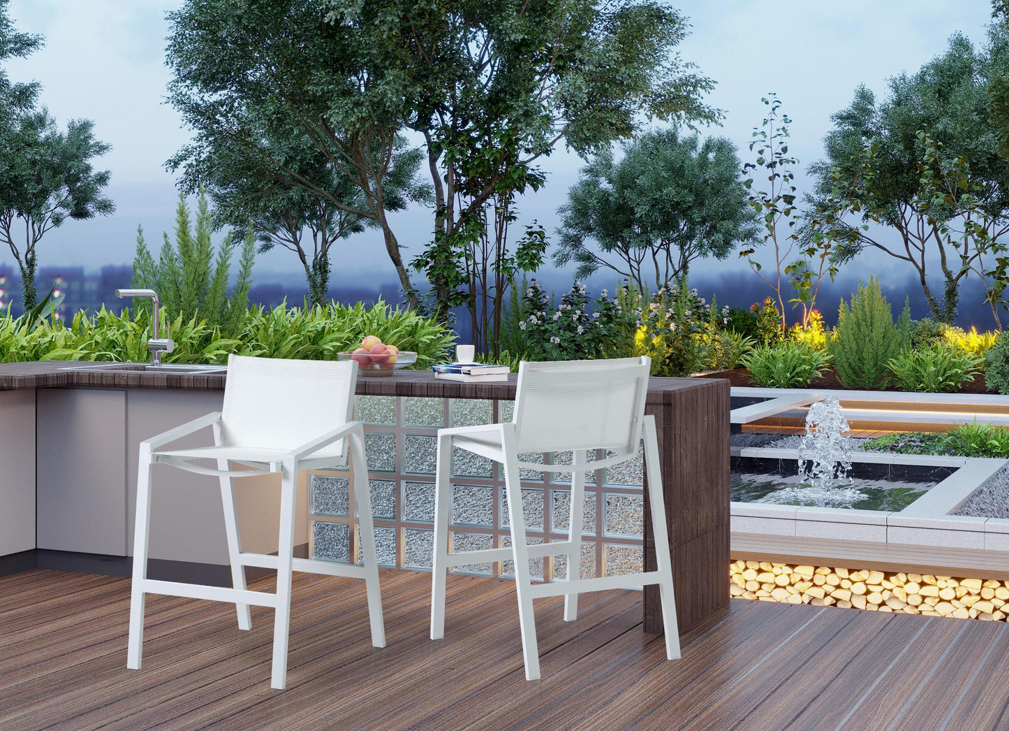 Rio Barstool - White