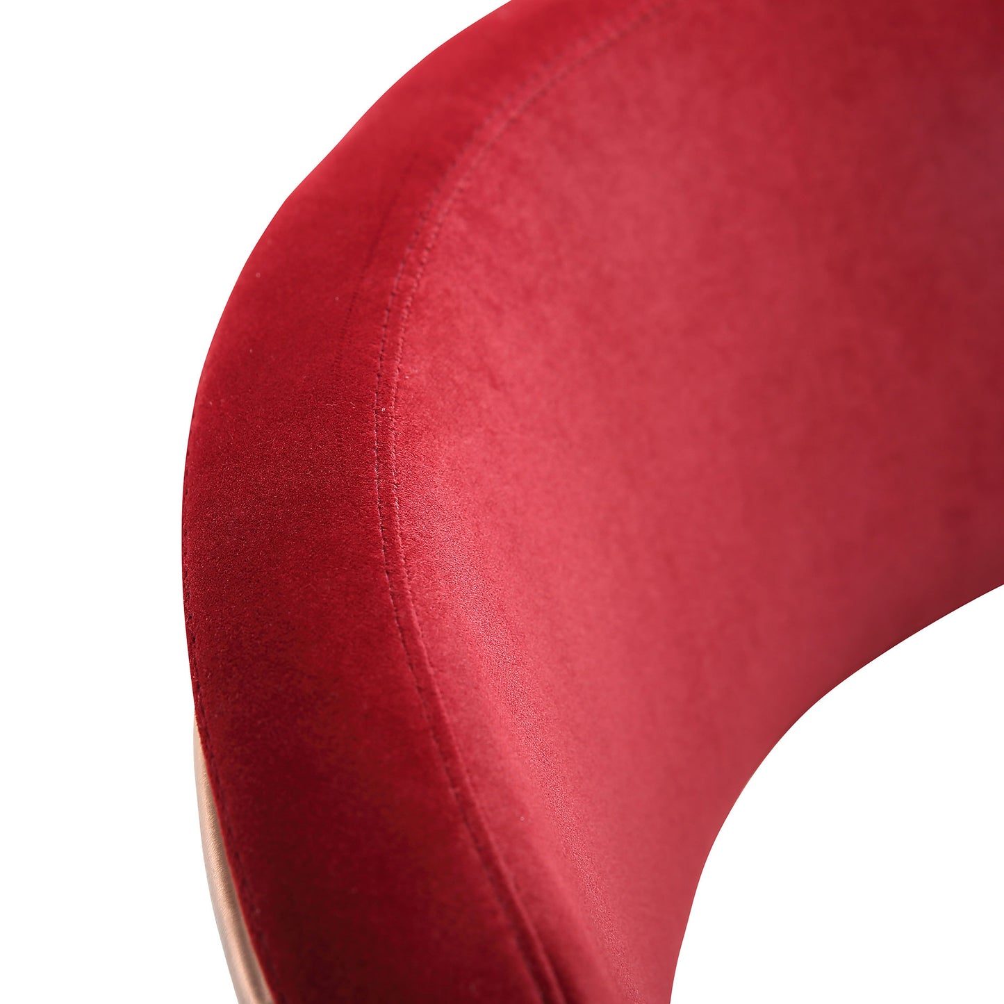 Nova Barstool - Rose Gold/Red