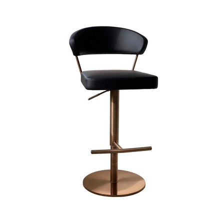 Nova Barstool - Rose Gold/Black