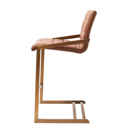Mattia Counter Stool - Brown