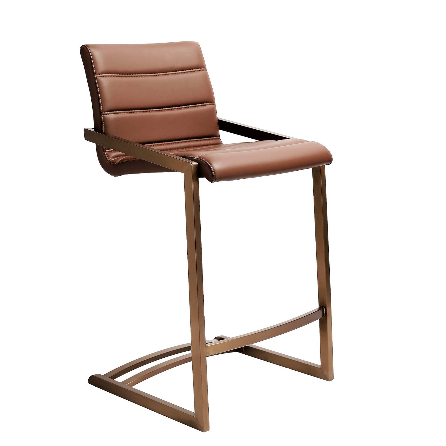 Mattia Counter Stool - Brown
