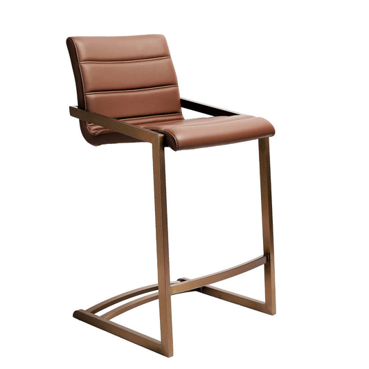 Mattia Counter Stool - Brown